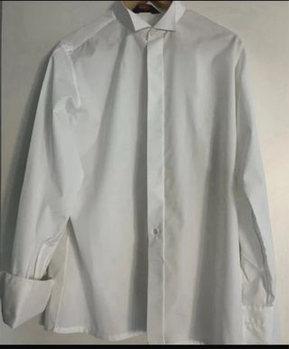 Camisa Gala Blanca Puño Gemelos T XXL