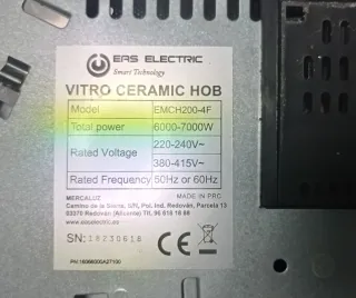 Placa Vitrocerámica