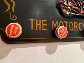 Perchero madera Harley Davidson Vintage retro