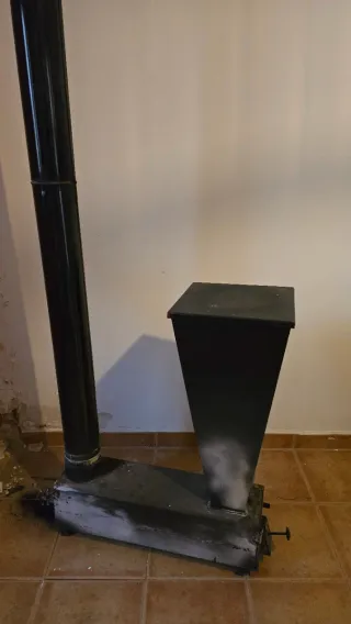 Estufa policombustible