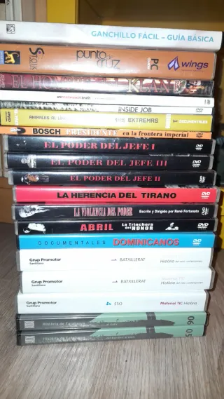 Lote 20 DVDs Documentales, Historia, Didácticos