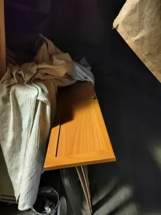 Somier cama 90cm madera y metal