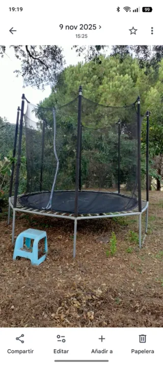 Cama elástica 3x3m buen estado