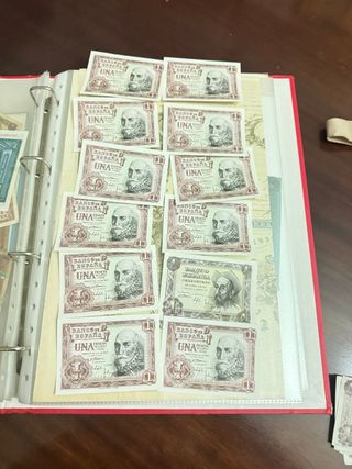 Lote 37 Billetes 1 Peseta Banco de España 1953