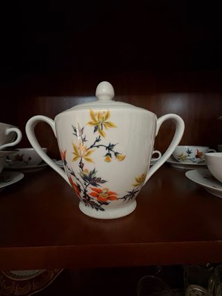 Juego de té Limoges Giraud 12 servicios