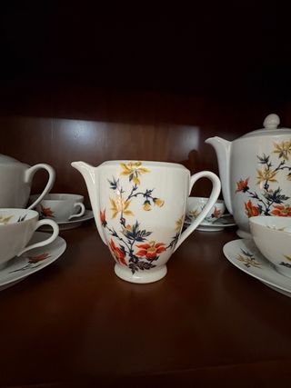 Juego de té Limoges Giraud 12 servicios