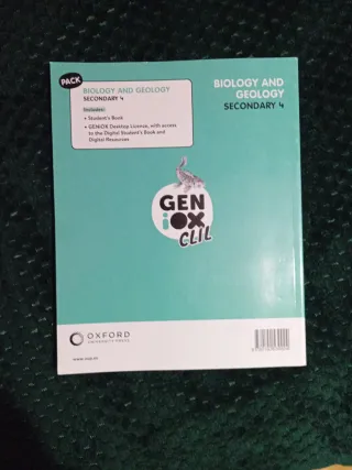 Biology & Geology 4º ESO. Student's Book. GENiOX