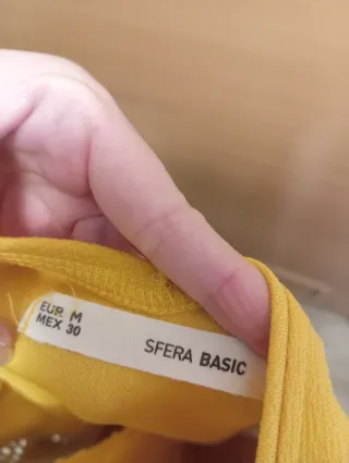 Vestido Sfera Amarillo Talla M