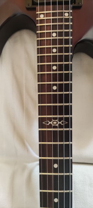 Schecter SG-1 tipo SG, funda Ritter incluida