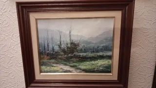 Cuadro de paisaje natural