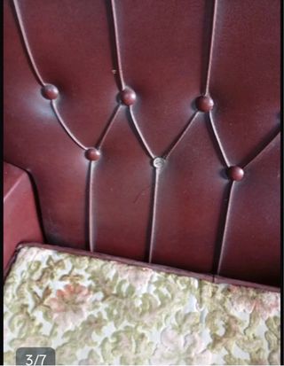 Sofá y sillones vintage marrón