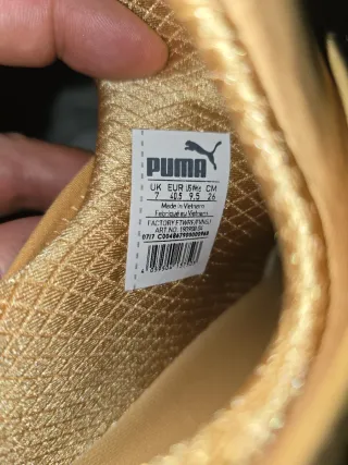 Zapatillas Puma Beige/Dorado