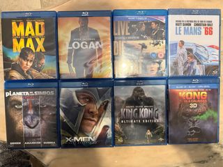 Lote 8 Películas Blu-ray