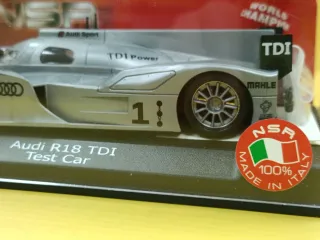 Scalextric NSR Audi R8 TEST CAR A ESTRENAR