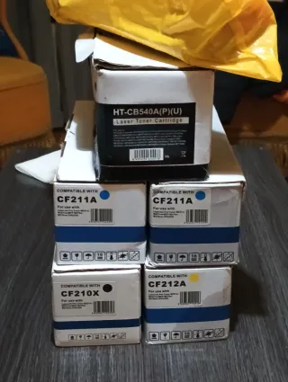 Cartuchos Toner HP CF211A, CF210X, CF212A 5€/U