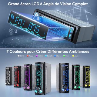 Radio Coche 1DIN Bluetooth Manos Libres 4x65W