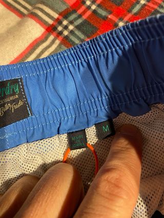 Bañador Superdry Talla M Palmeras y Piscina