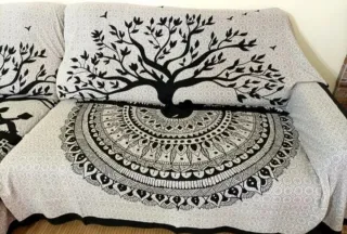 Tapiz XL Mandala Bohemio Algodón