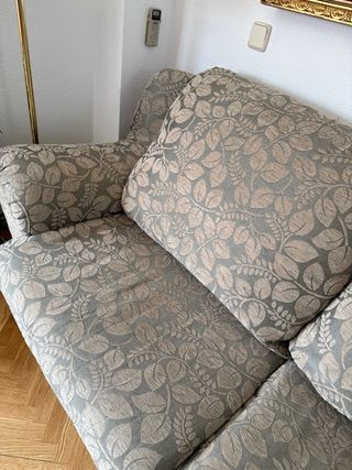Sofá 3 plazas estampado tapizado de 120cm