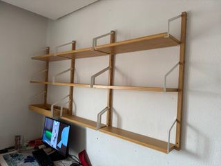 Estantería pared Svalnäs Ikea