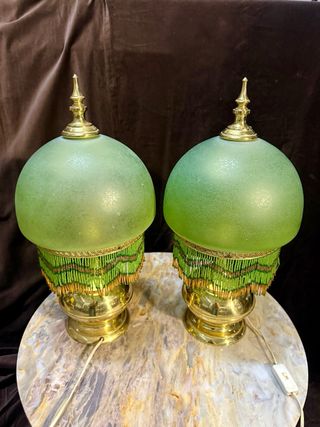 COPPIA DI LAMPADE DA TAVOLO VINTAGE