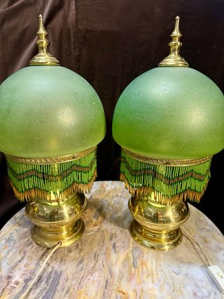 COPPIA DI LAMPADE DA TAVOLO VINTAGE