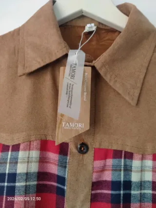 Camisa cuadros mujer XXL nueva con etiqueta