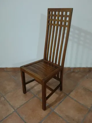 6 Sillas Comedor madera de Teka