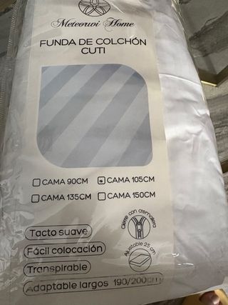 Cabecero de cama beige 105cm