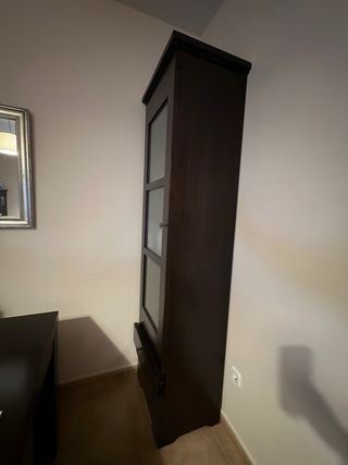 Mueble salón color wengué Madera maciza