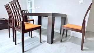 Conjunto Salón: Sofá, Mesa, Sillas y Mueble TV