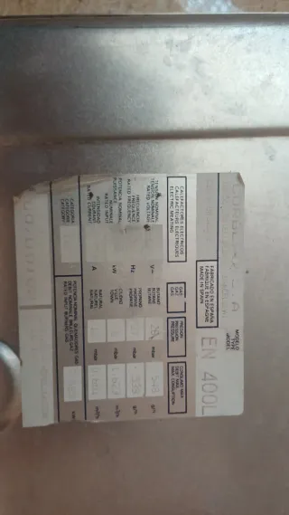 Placa de gas Corberó butano