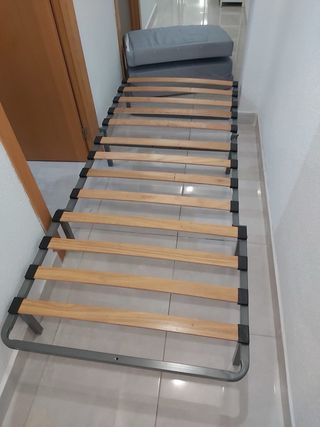 Puf Cama Plegable Beige