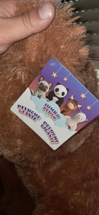 Peluche Toro Gigante XXL Marrón