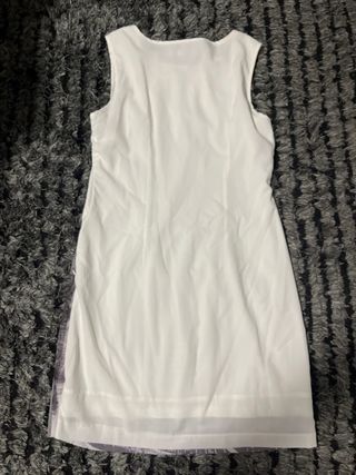 Vestido sin mangas estampado ciudad