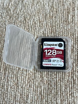 Tarjeta SD Kingston 128GB V90
