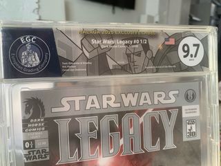 Star Wars Legacy #0 1/2 EGC 9.7 White Málaga 2025