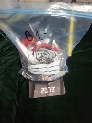 Lote bisutería plateada.