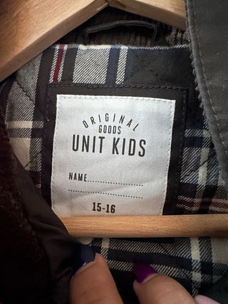 Parka encerada verde