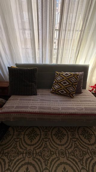 Sofá Cama 2 Plazas Verde