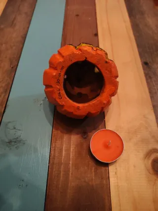 Figura de calabaza para vela Halloween