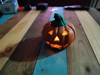 Figura de calabaza para vela Halloween