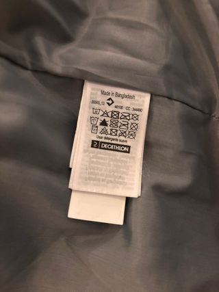 Chaqueta acolchada niña Quechua talla 14-15 años