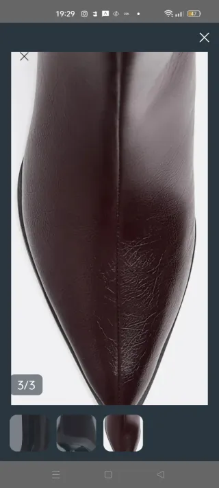 Botas tacón kitten moradas Talla 37