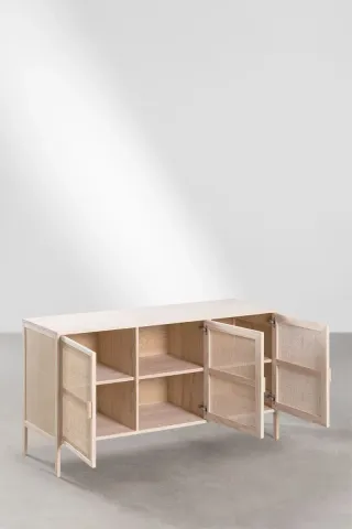 Aparador  Reyna Ratan y Madera