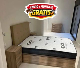 Canapé de madera con cajón