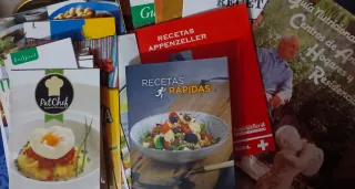 Colección de folletos de recetas de cocina