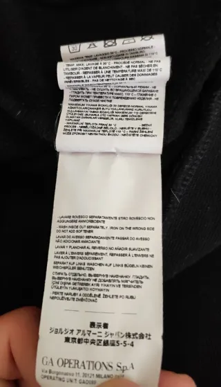 Felpa Emporio Armani Nera