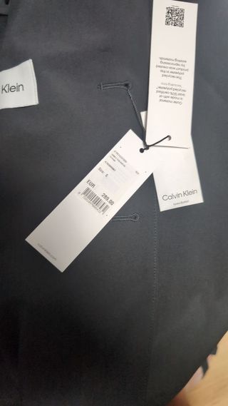 Blazer Calvin Klein Negro Nuevo