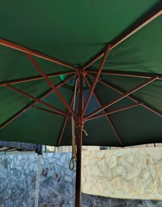 Sombrilla de terraza/jardín azul